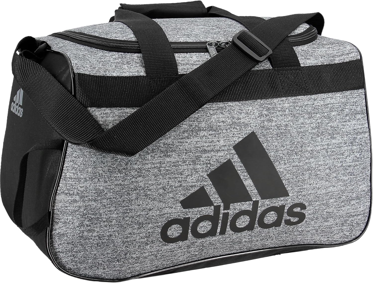 adidas Power Gym Bag – Lightweight Small Duffel, Jersey Onix Grey/Black/Diablo, OSFA