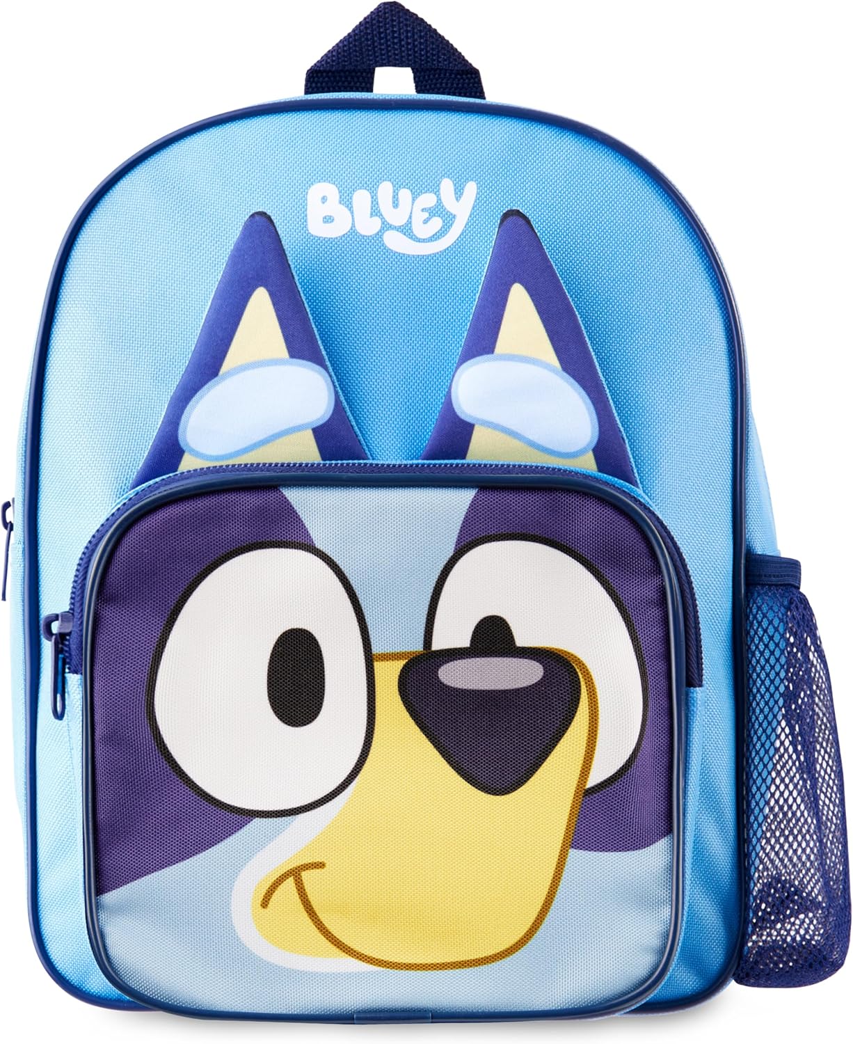 Bluey Mini Backpack for Kids Toddlers, Small Bag 11.5×9 in with Adjustable Straps for Travel Picnic Vacation Gifts for Kids (Blue)