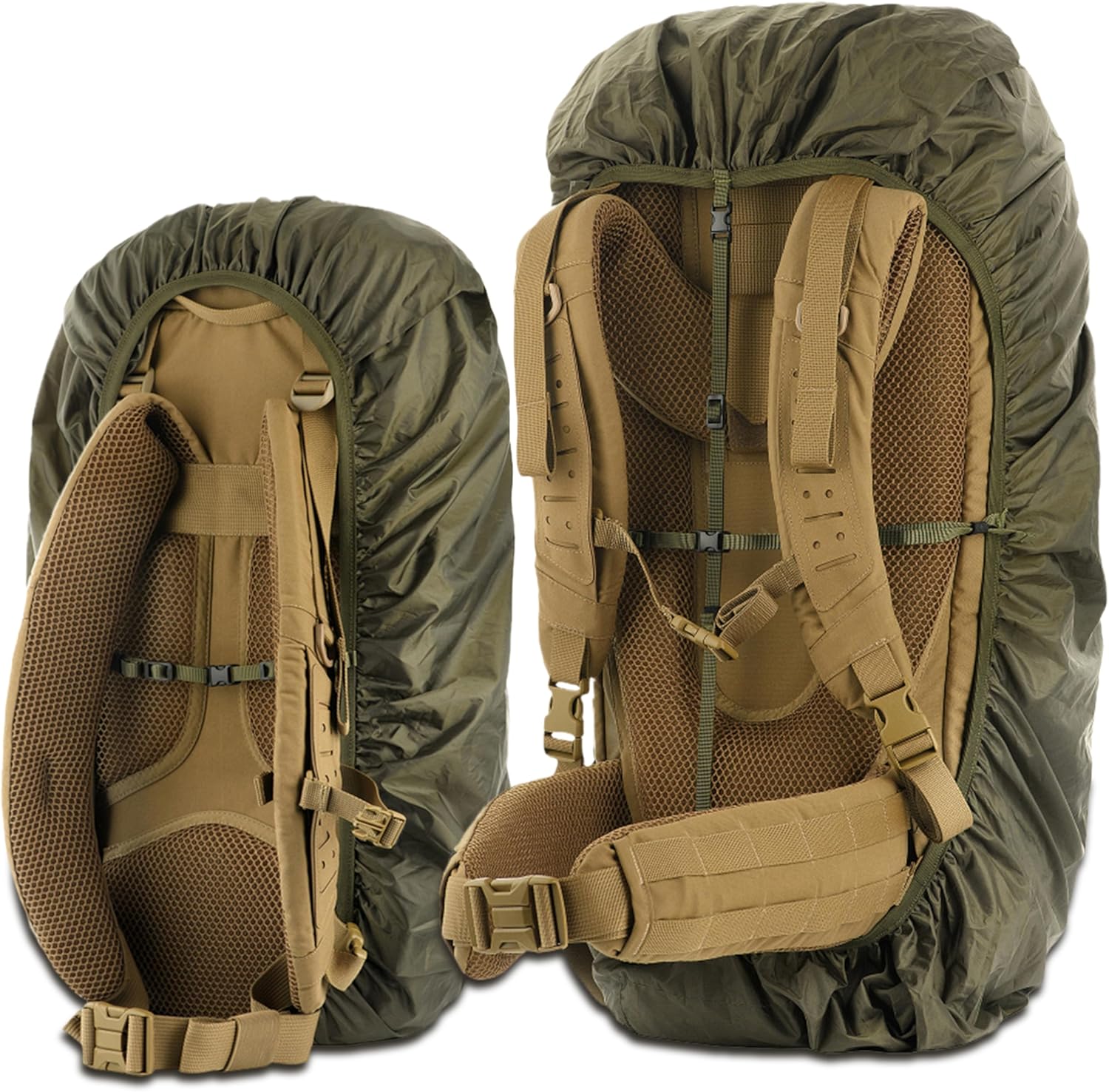 M-Tac Backpack Rain Cover Waterproof – Bag Rain Cover – for Hiking Travel Camping Military