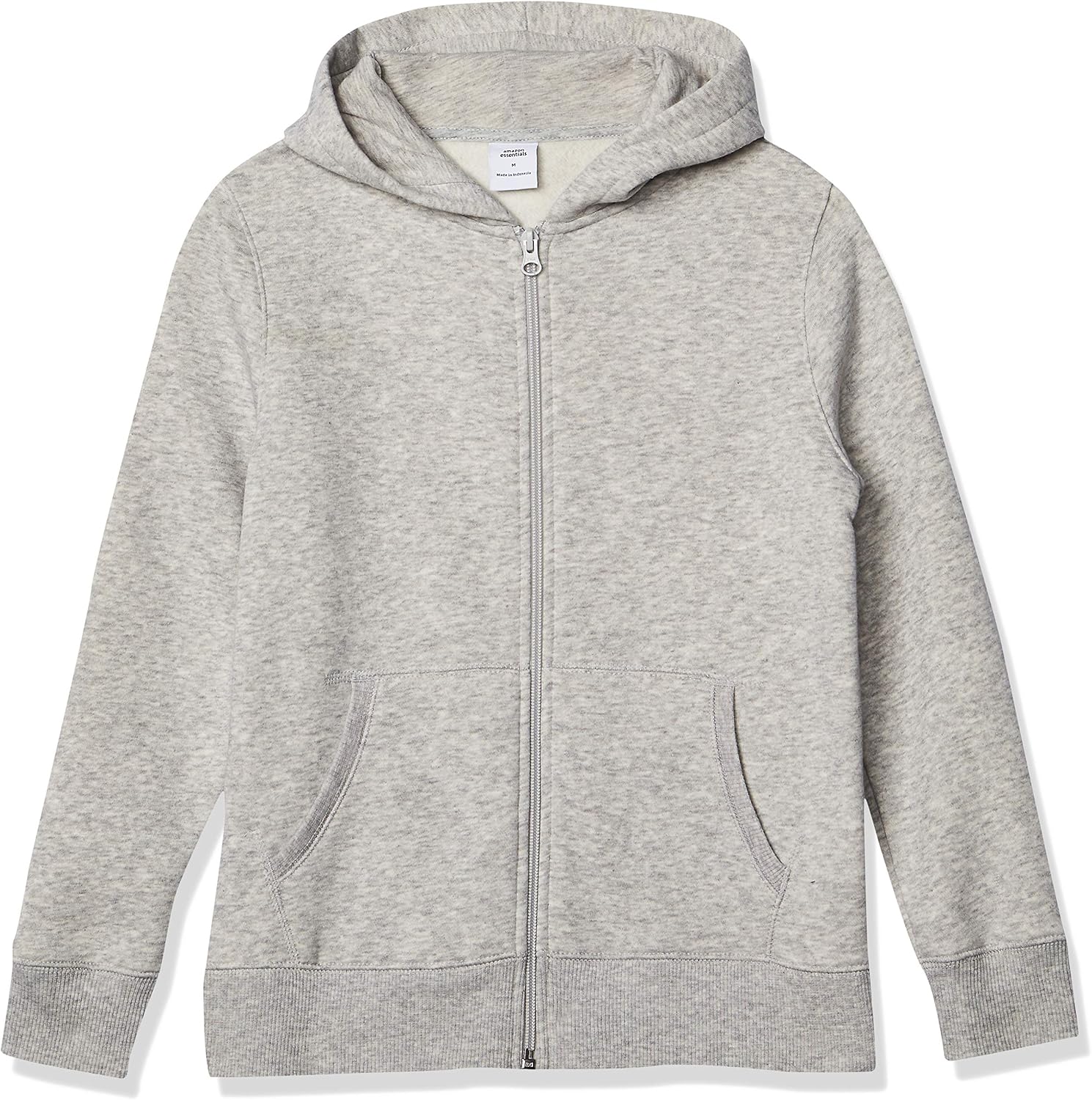Amazon Essentials Boys and Toddlers’ Hooded Navy Blue Zip-Up Fleece Sweatshirt
