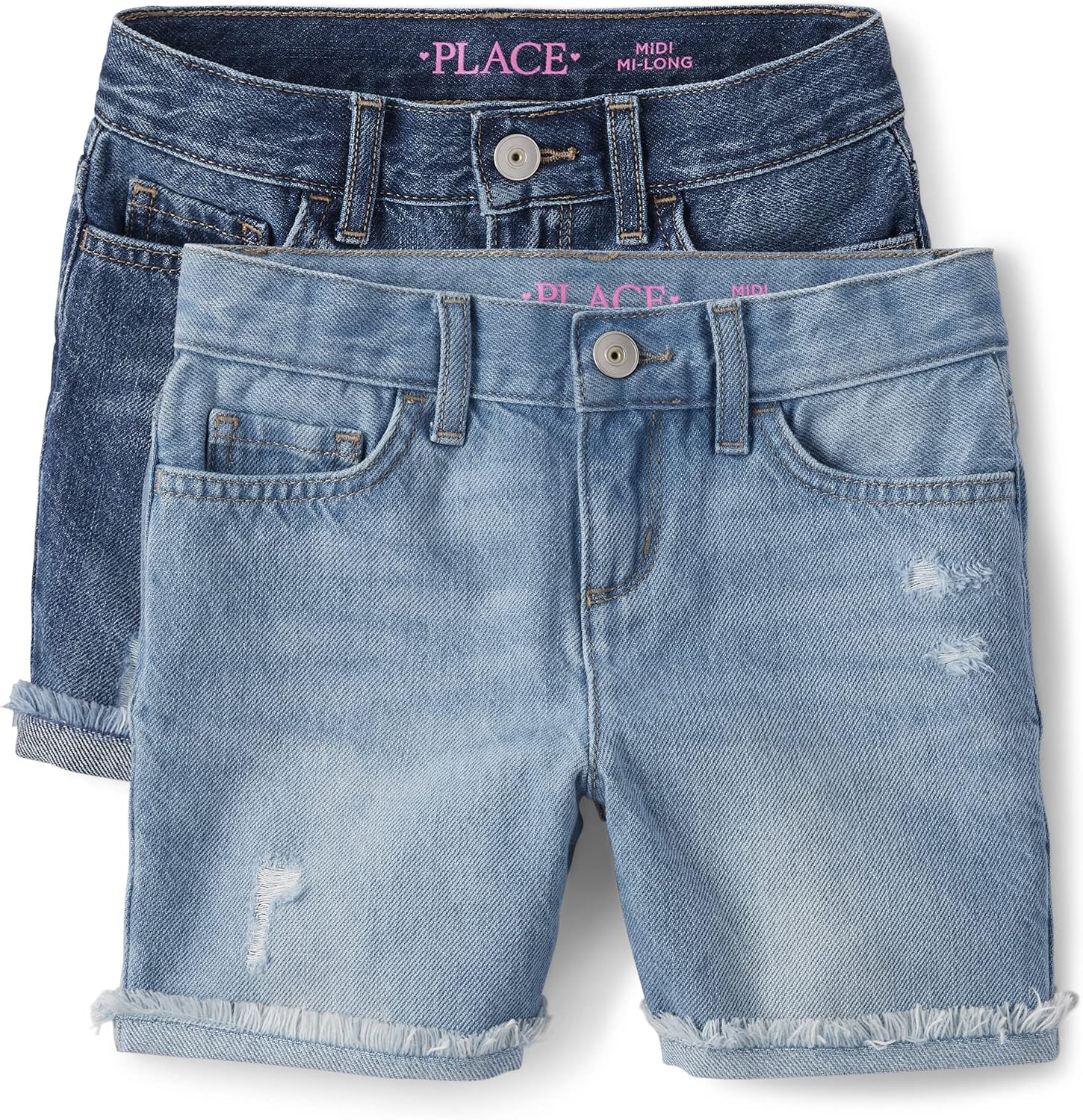 The Children’s Place Girls’ Denim Bermuda Shorts