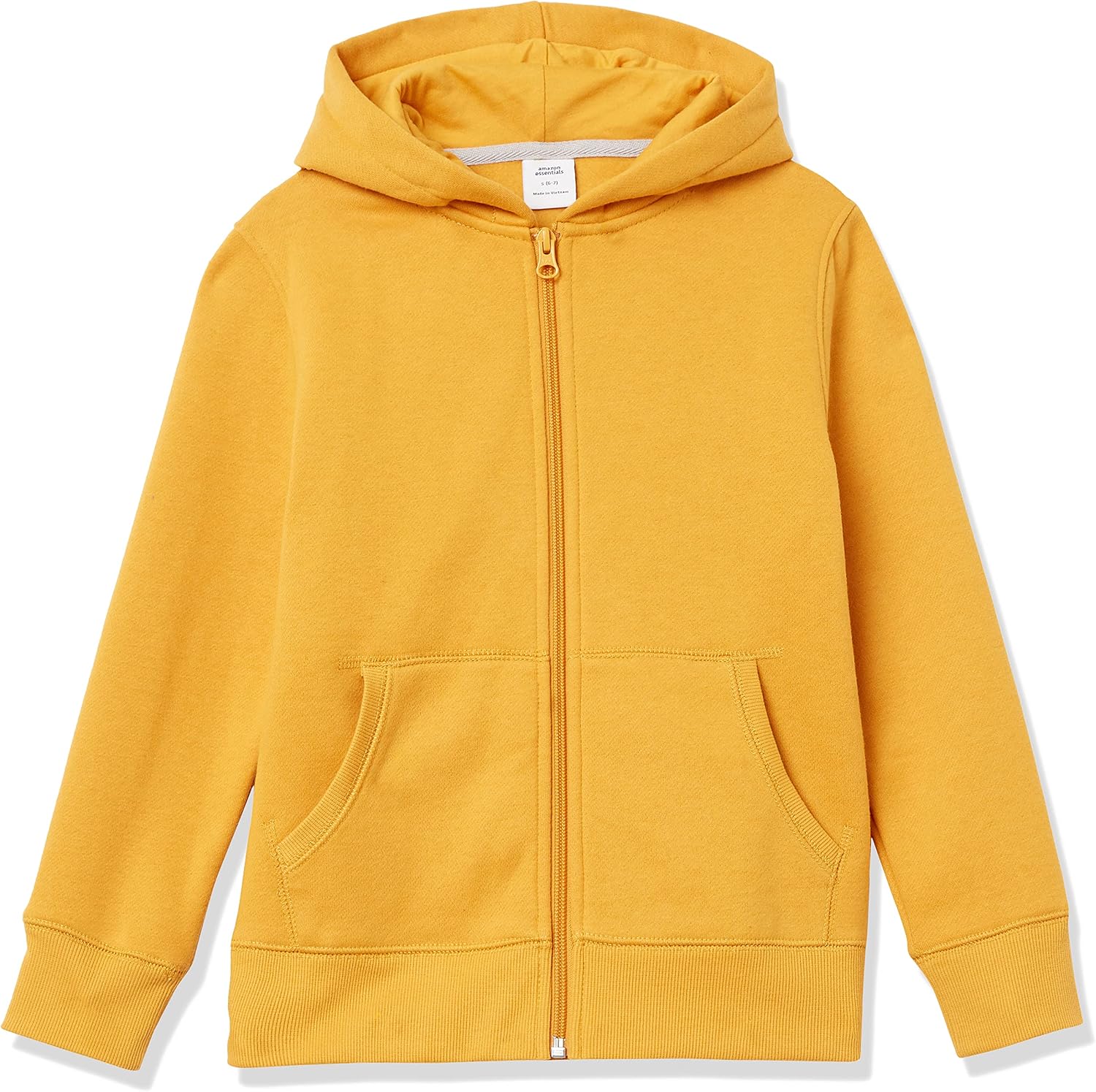 Amazon Essentials Boys and Toddlers’ Hooded Navy Blue Zip-Up Fleece Sweatshirt