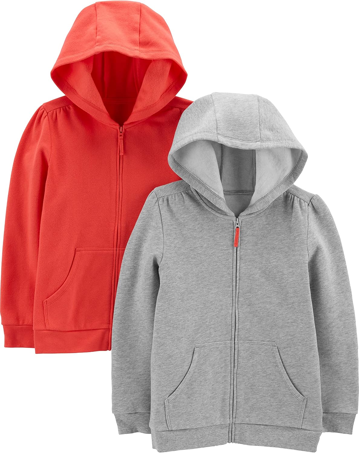 Simple Joys by Carter’s Girls’ 2-Pack Fleece Full-Zip Hoodies