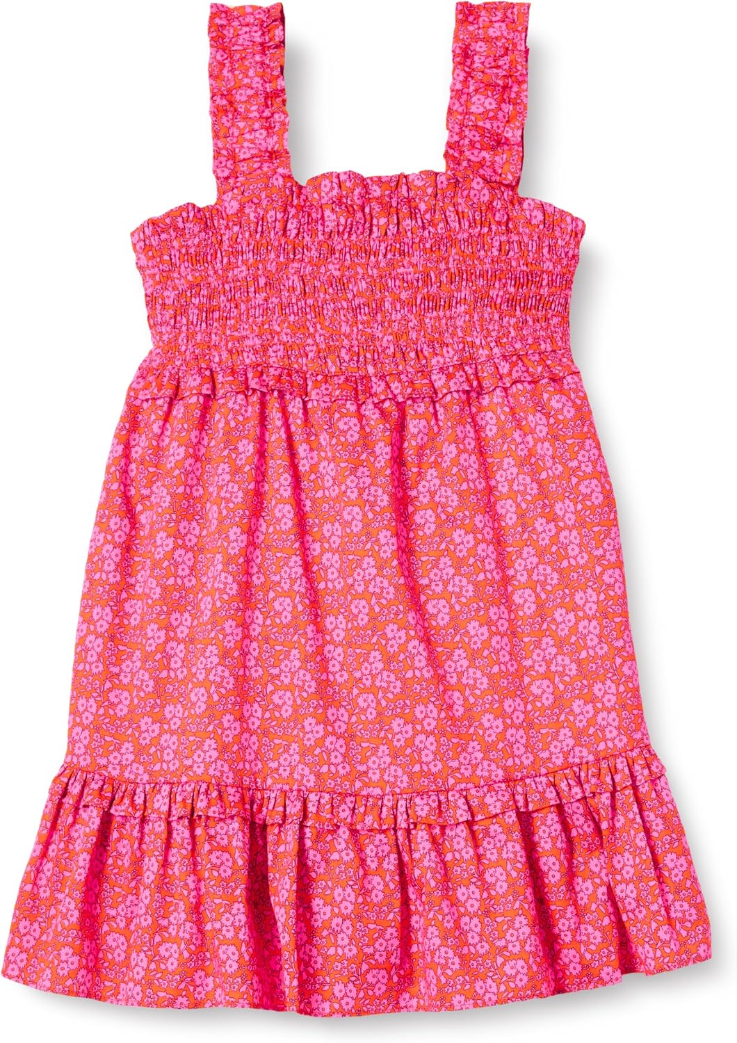 Amazon Essentials Girls and Toddlers’ 100% Cotton Smocked Tank Dress