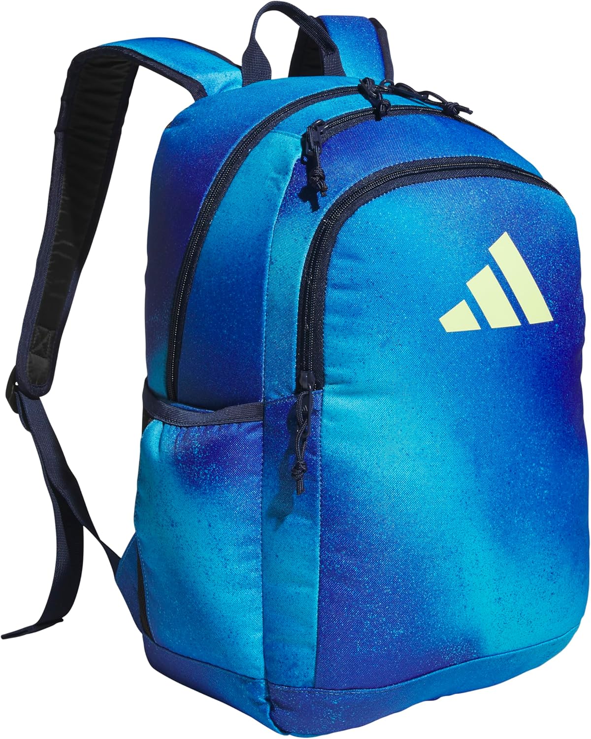 adidas Kids Affiliate Backpack – School Bag for Girls and Boys, 27L, Spray Gradient Team Royal Blue/Frozen Lemon Yellow, OSFA