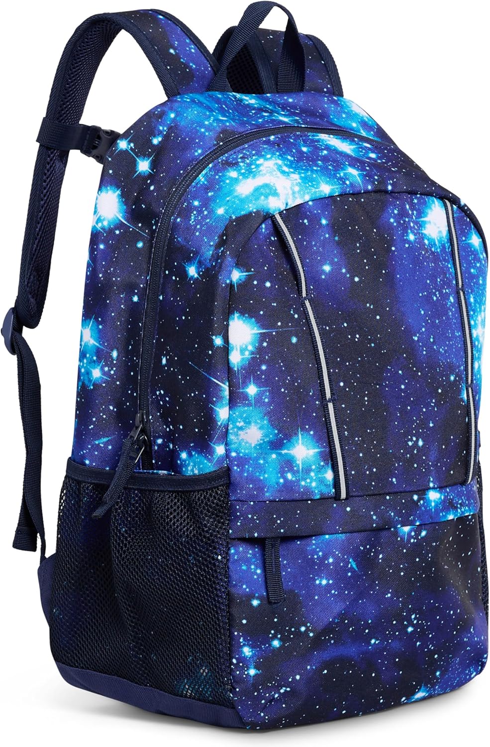 Lands’ End Unisex Kids Medium ClassMate Lightweight Durable Elementary School Backpack, Pro Star Navy