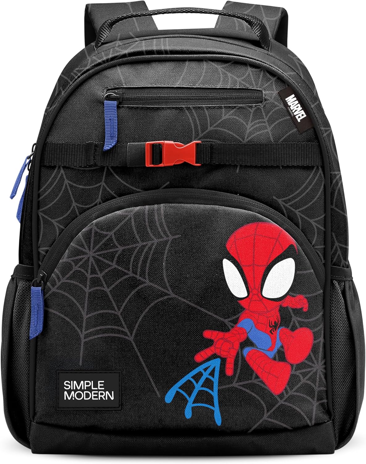 Simple Modern Medium Marvel Toddler Backpack for School Girls and Boys | Kindergarten Elementary Kids Backpack | Fletcher Collection | Kids – 15″ tall | Spidey Kid