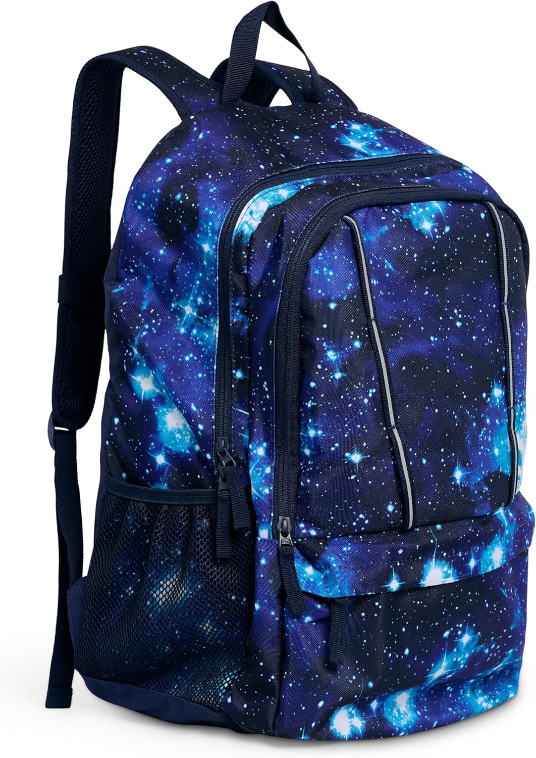 Lands’ End Unisex Kids Large ClassMate Lightweight Durable Elementary School Backpack, Pro Star Navy