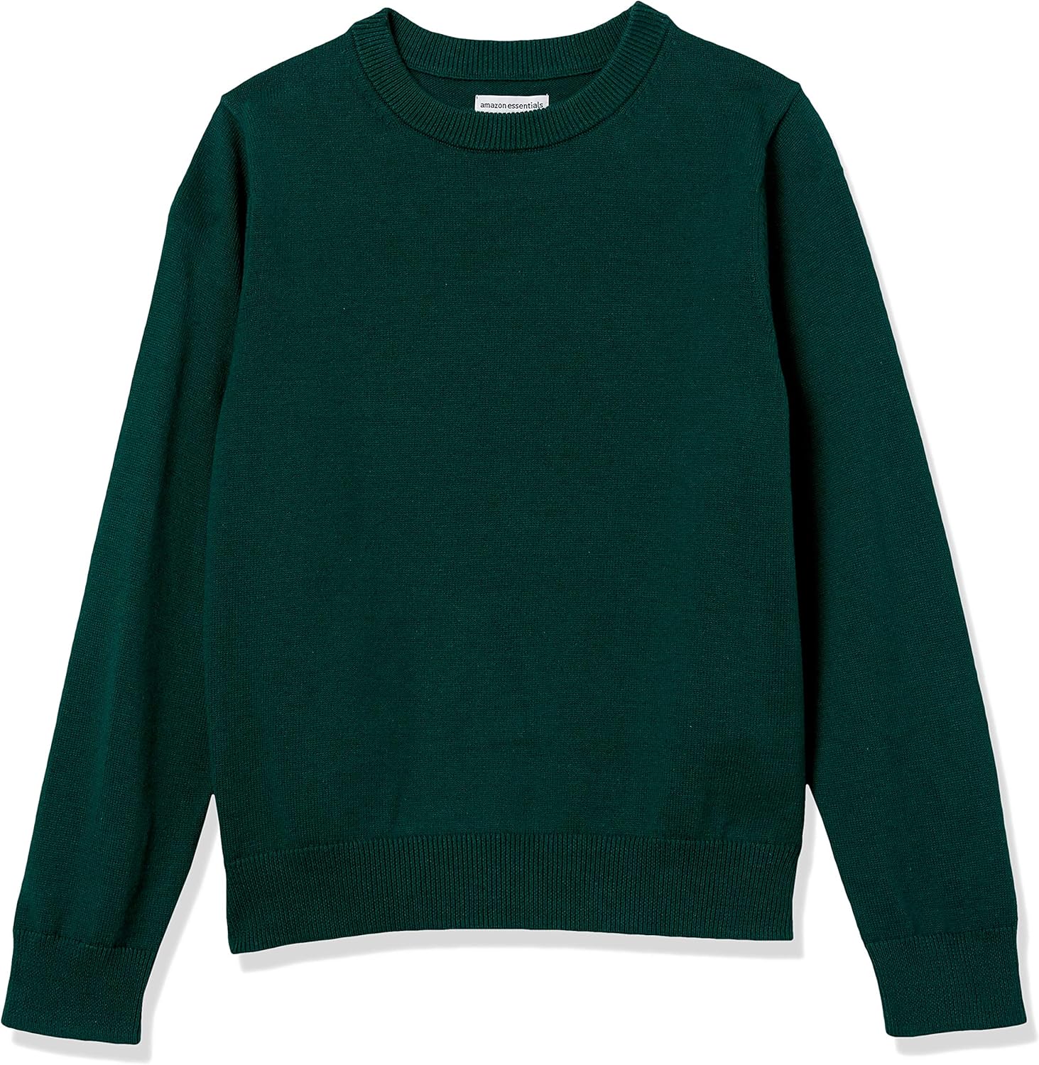 Amazon Essentials Boys and Toddlers’ Cotton Uniform Crewneck Pullover Sweater