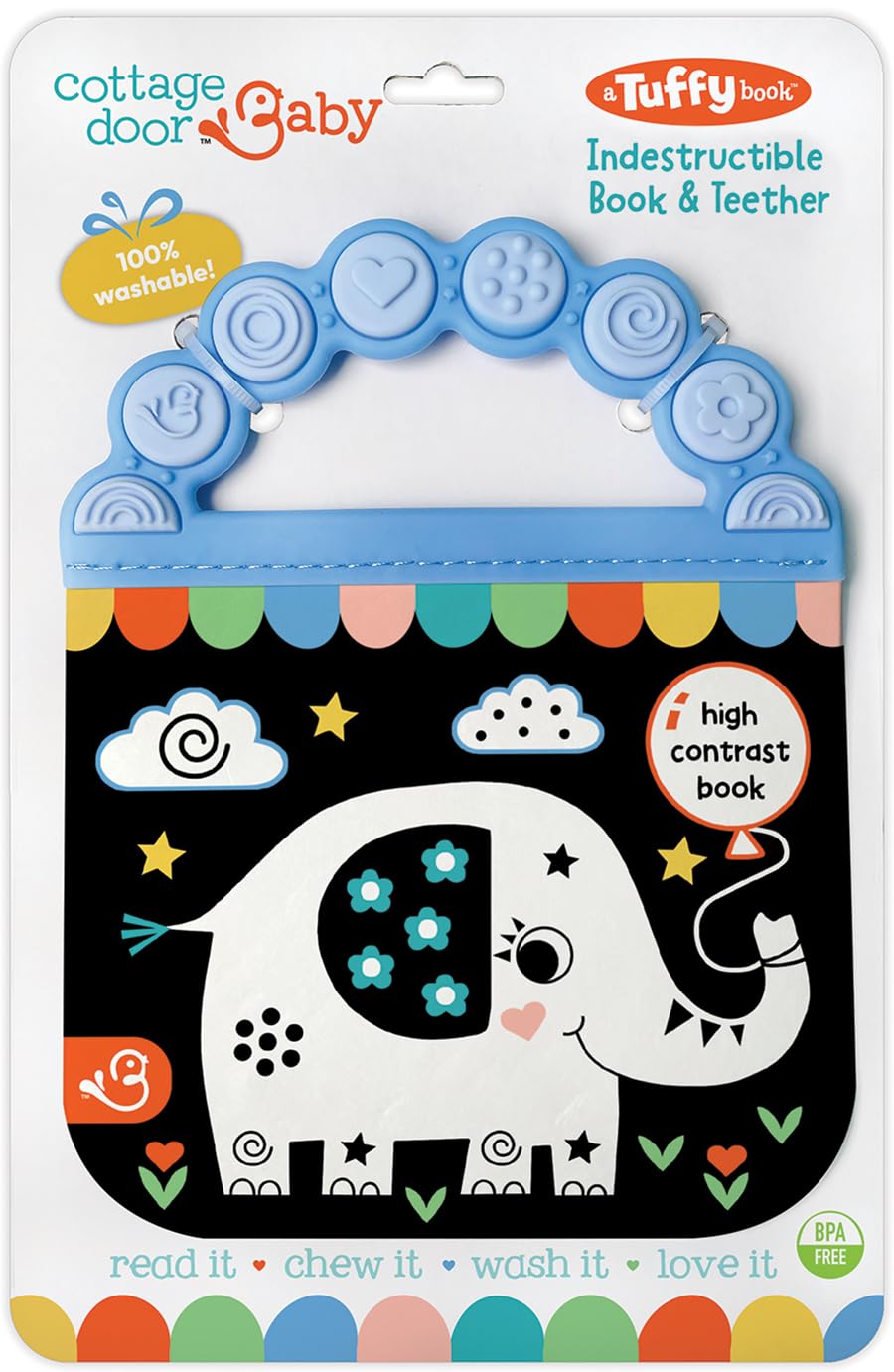 Look, Look, Baby! Rhyme Time (A Tuffy Book) Newborn High Contrast Book Teething Book for Babies