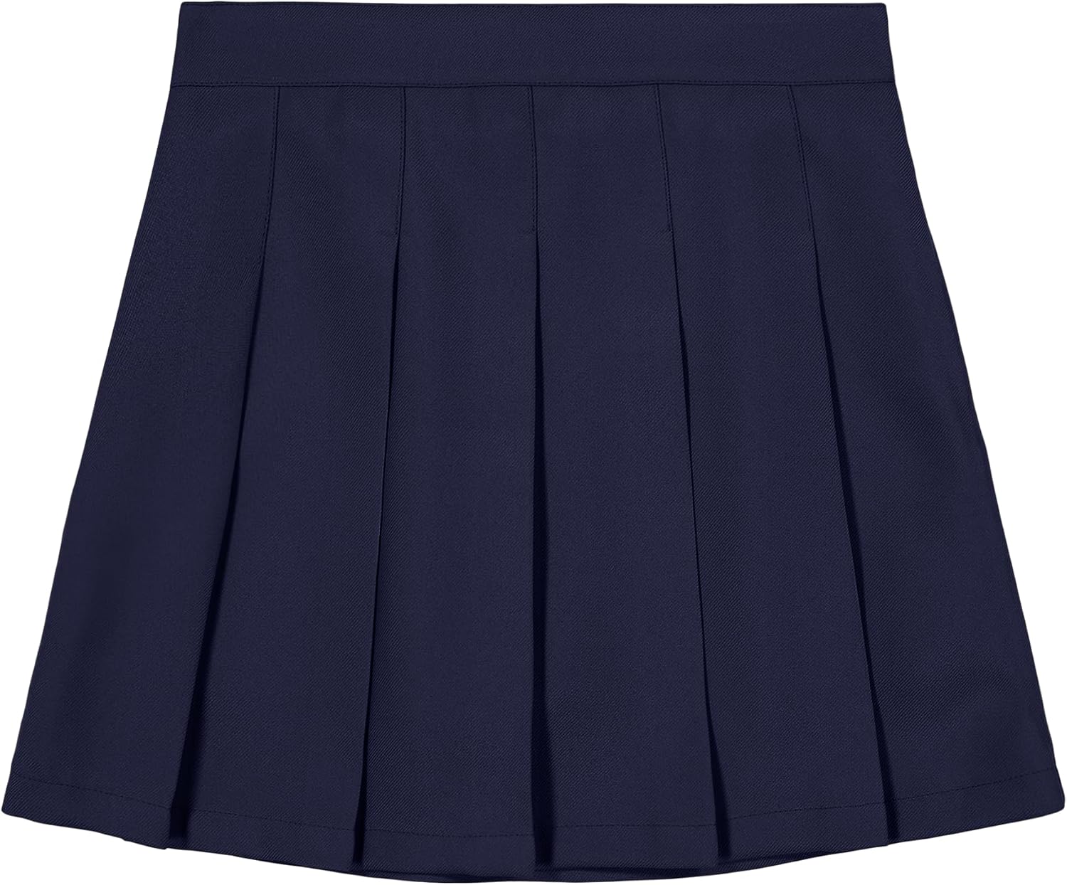 Izod Girls’ School Uniform Pull-on Scooter Skirt with Undershorts, Knit Waistband & Functional Pockets, Wrinkle Resistant