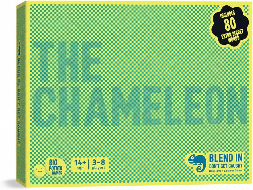 The Chameleon: Award-Winning Bluffing Board Game for Family, Adults & Friends | Includes 80 Extra Secret Words | Who is The Imposter?