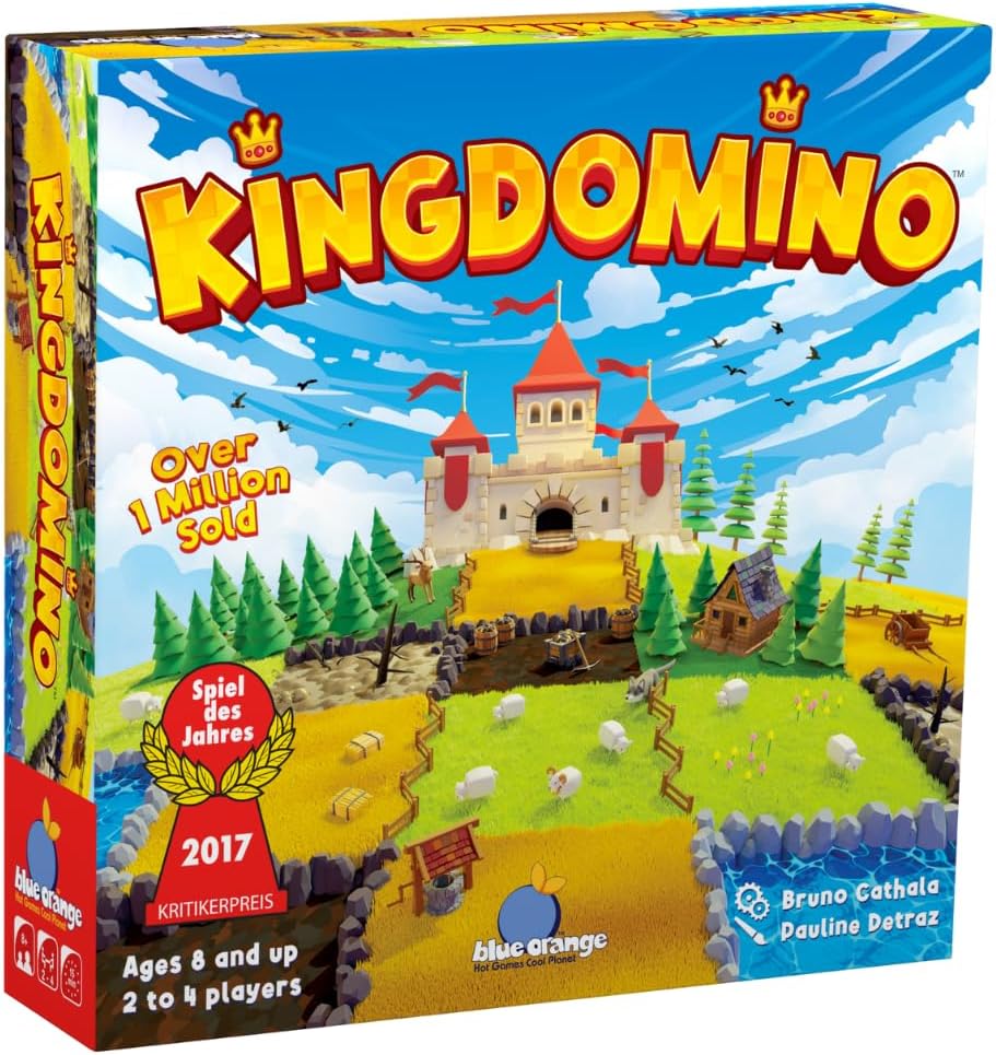 Blue Orange Games Kingdomino Award Winning Family Strategy Board Game, 2-4 players