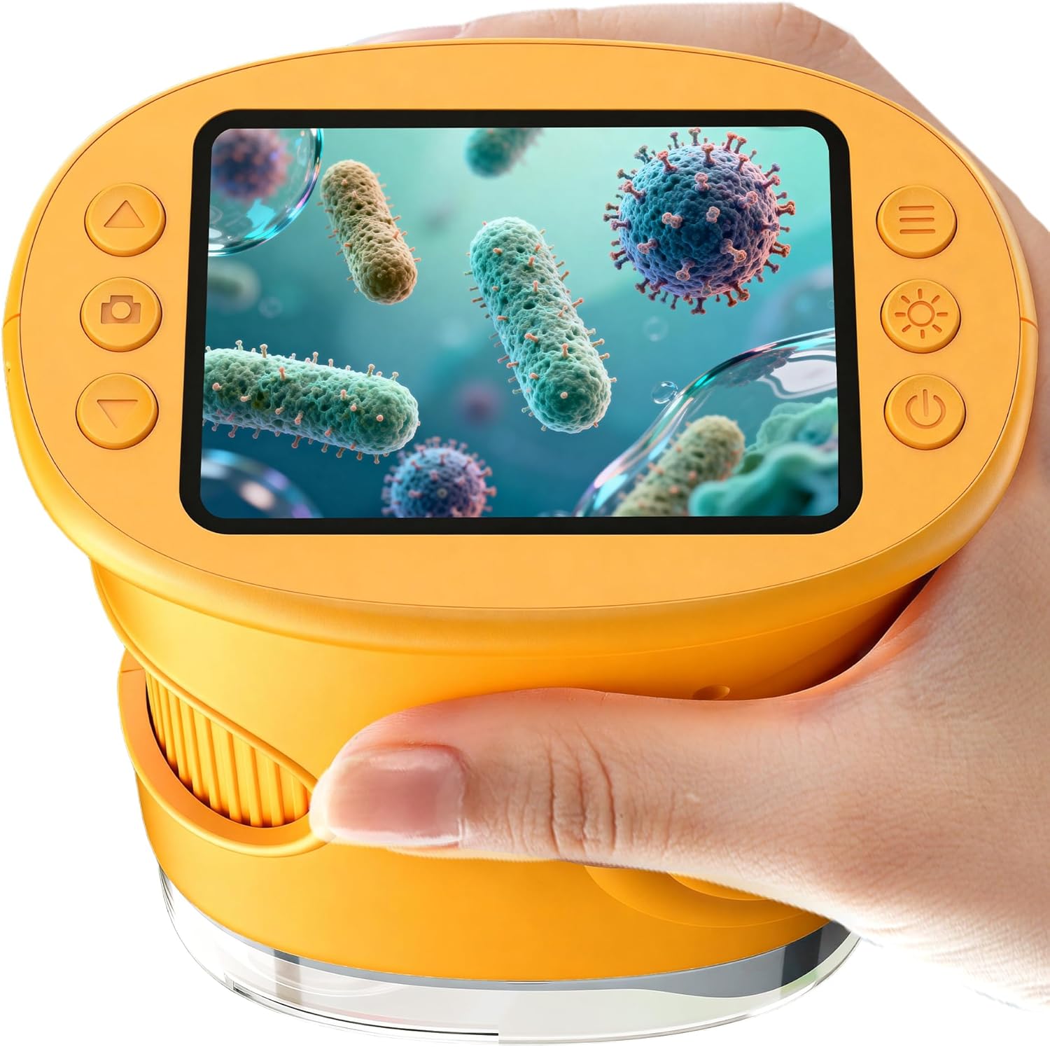 1000X Handheld Digital Microscope for Kids: Pocket Microscope with 2.0″ IPS Screen – STEM Toys Birthday Gifts for Girls Boys Child – Portable Edu Science Kits Toddler Age 3-6 6-12