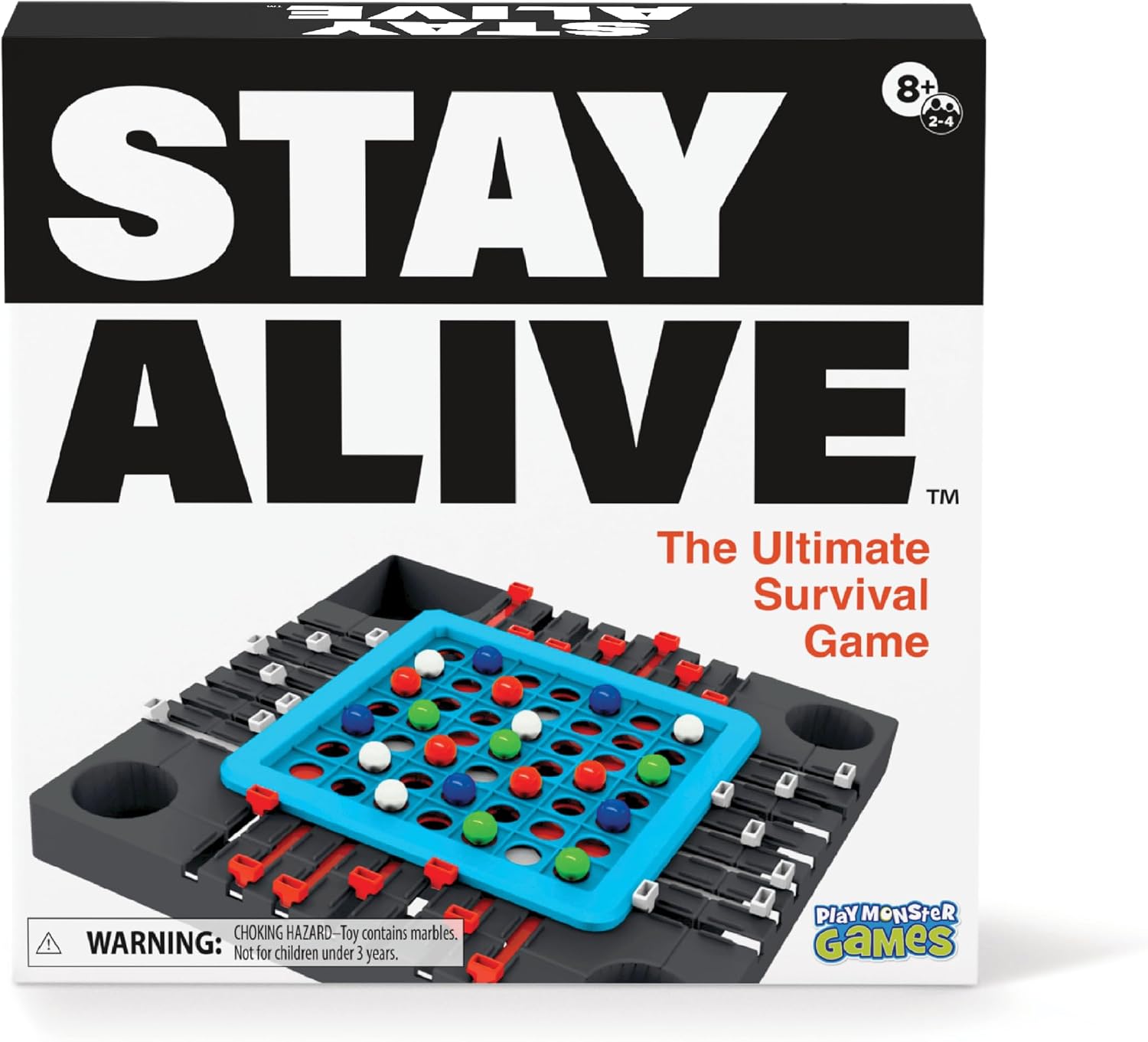 Stay Alive Board Game – Family Game Night, Strategic Game Play, Retro Board Games, The Ultimate Survival, Multi-Player, for Kids, Ages 8+