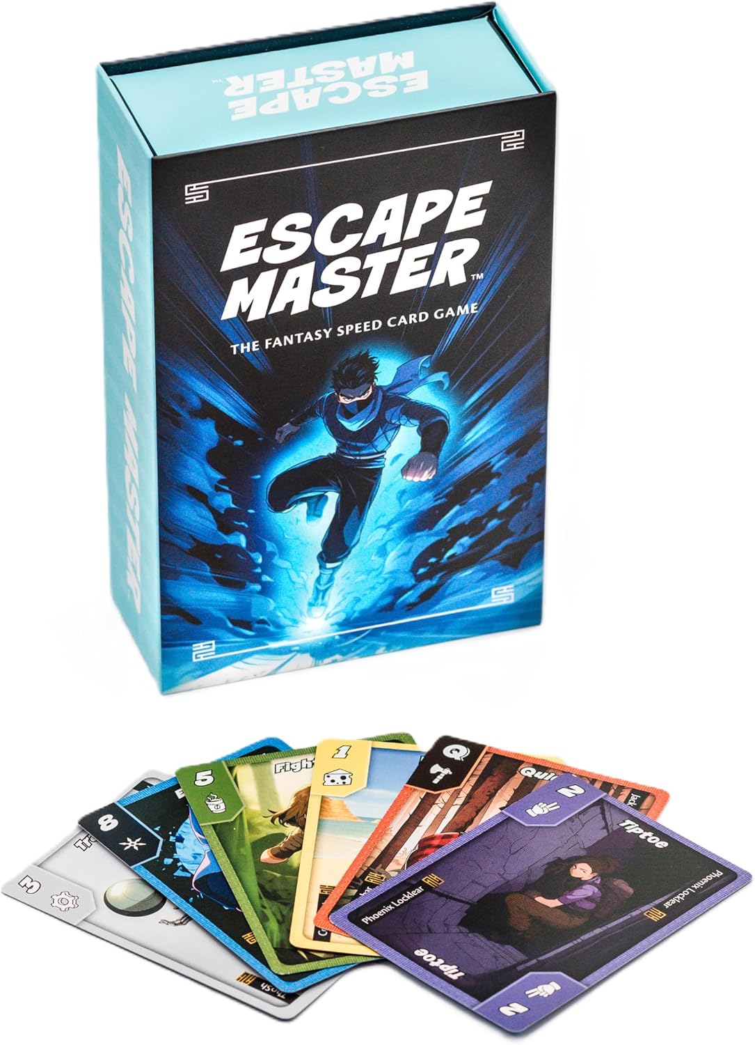 Escape Master Card Game – Fantasy Speed Card Game for Family Game Night, Fast- Paced Strategy Game for Kids, Teens & Adults, Ages 10+, 2-4 Players