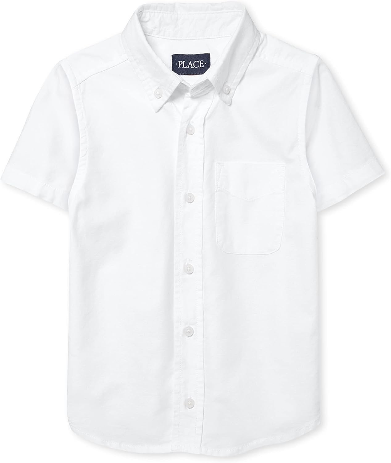 The Children’S Place Boys Short Sleeve Oxford Shirt