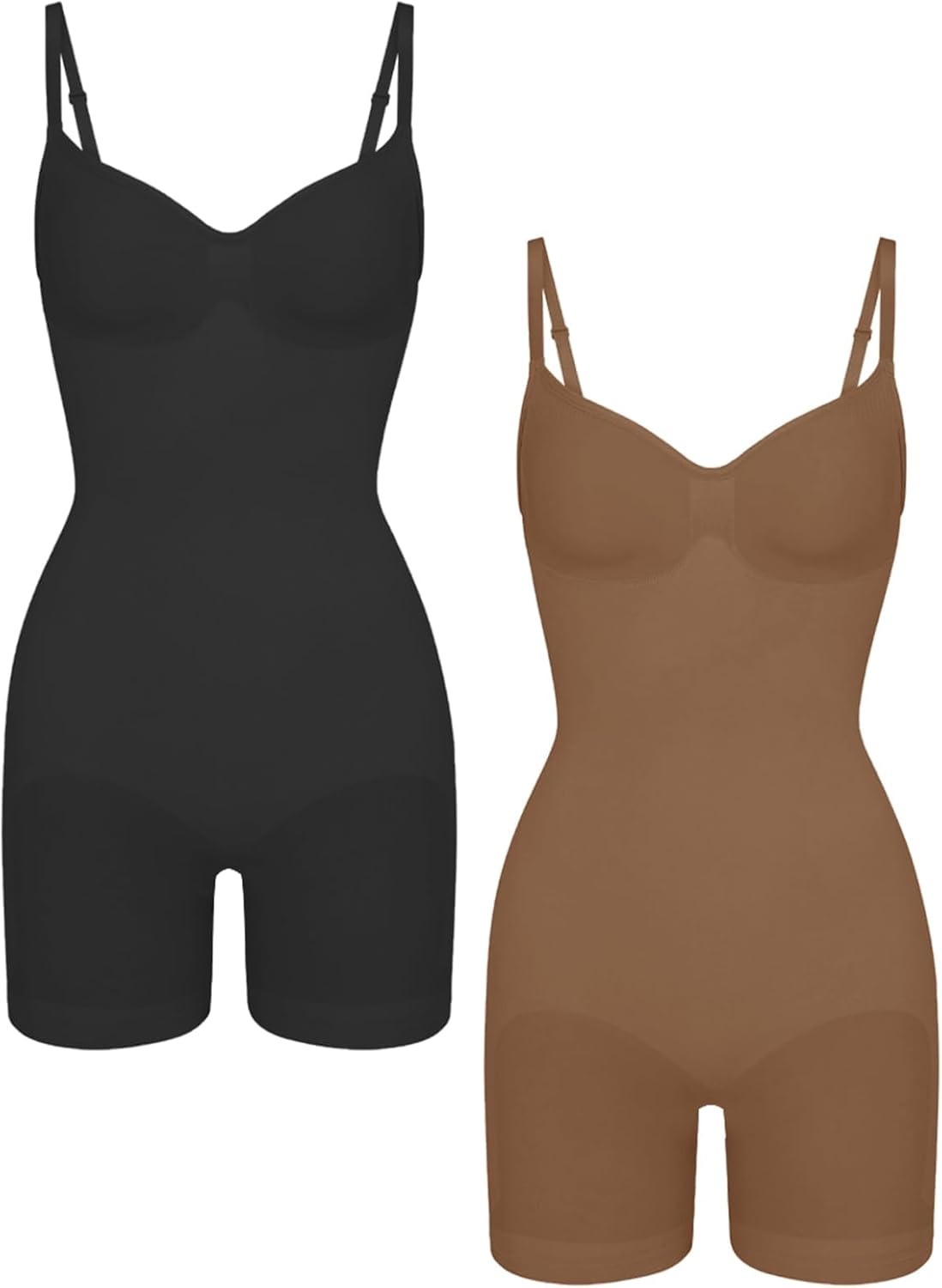 EUYZOU Shapewear Bodysuit for Women Tummy Control Seamless Body Shaper Top
