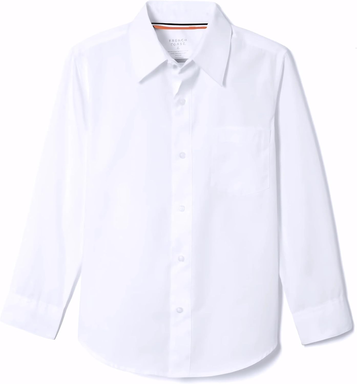 French Toast Boys’ Expandable Collar Button Down Dress Shirt with Long Sleeves (Standard & Husky)