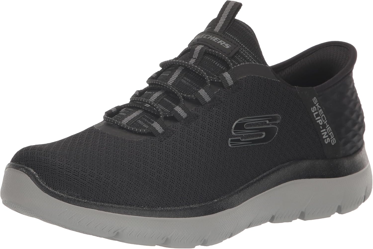 Skechers Men’s Summits High Range Hands Free Slip-in Sneaker | Hands Free Slip-ins, Air-Cooled Memory Foam, Machine Washable, Vegan, Casual