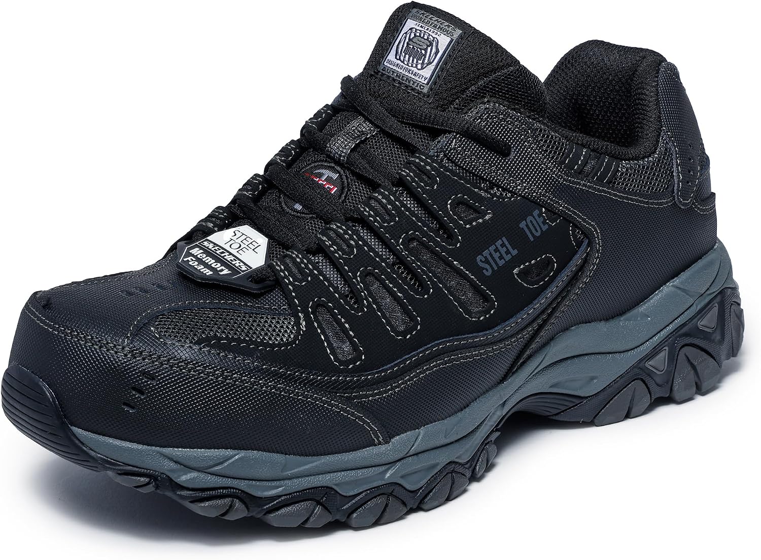 Skechers Men’s Cankton Steel Toe Lace Up